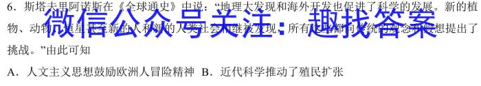2024届分科综合检测卷(五)历史