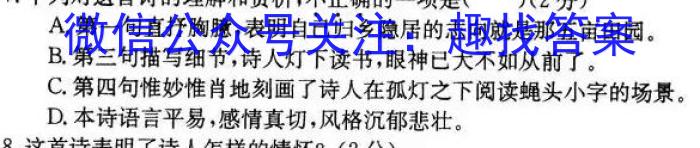 河南省安阳市滑县2022-2023学年高二下学期期末测评试卷语文