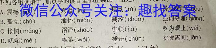 安徽省合肥市包河区2022-2023学年八年级第二学期期末考试语文