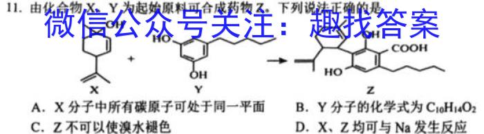 甘肃省2022-2023高二期末检测(23-575B)化学