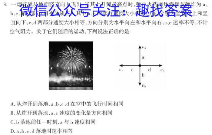 贵州省毕节二中2024年秋季学期高一年级期末考试(3250A)q物理