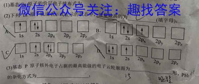 2024届分科综合检测卷(三)化学