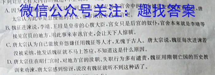 2024届分科综合检测卷(六)语文