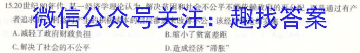 2024届名师原创分科模拟(五)ZS4历史试卷