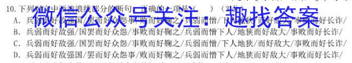 安徽省阜阳市2024/2023（下）八年级期末检测试卷语文