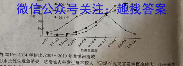 江淮十校2024届高三第一次联考（8月）化学试卷及参考答案地理.