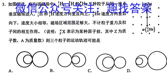 ［衡水大联考］2024届广东省高三年级8月大联考物理`