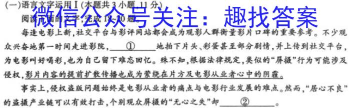 山西省运城市盐湖区2022-2023学年度初一年级第二学期期末质量监测语文