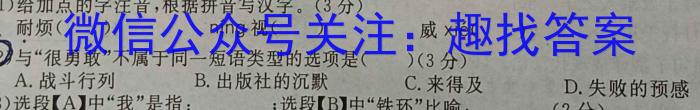 江淮十校2024届高三第一次联考（8月）物理试卷及参考答案语文