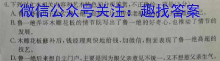 大荔县2022-2023学年(下)高一年级期末质量检测语文