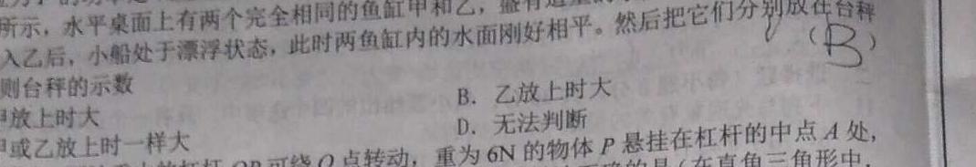 2024年普通高等学校招生全国统一考试·仿真模拟卷(六)6数学.考卷答案