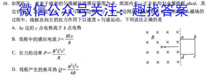 河南省2024届九年级第三次综合素养评估数学