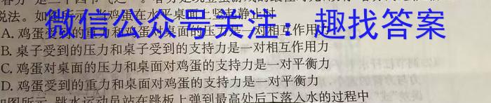 陕西省2023-2024学年秋季高二开学摸底考试(8171A)(2023.8)q物理