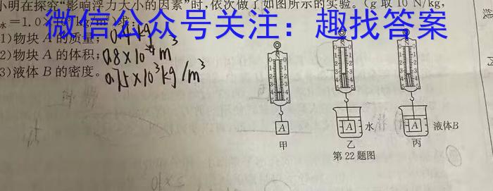 陕西省2024届高三年级8月联考（★）.物理