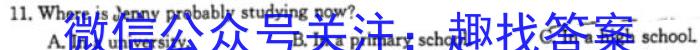 山西省九年级2023-2024学年新课标闯关卷（四）SHX英语试题