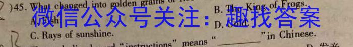 [国考1号4]第4套 2024届高三阶段性考试(一)1英语试题