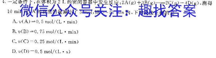 32023-2024学年安徽省高三8月开学考(A-024)化学