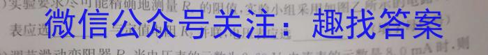 江西省2024届九年级《学业测评》分段训练（一）f物理