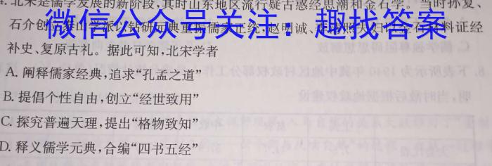 安徽省2023-2024学年高二上开学考检测卷历史