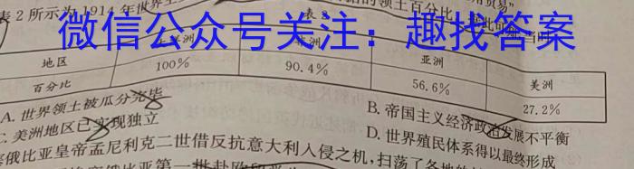 皖江名校2024届高三8月联考（政治）