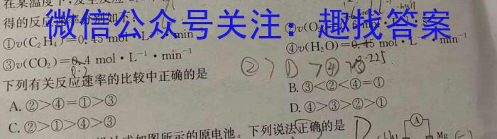 b2024届四川巴中零诊8月考试化学