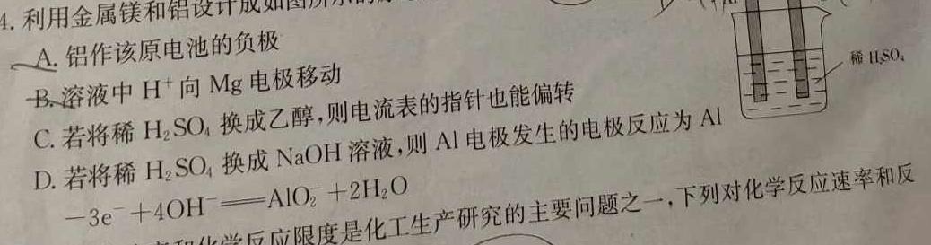 7皖江名校2024届高三8月联考化学