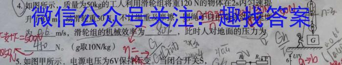 百师联盟2024届高三开学摸底联考（新教材75分钟）物理.