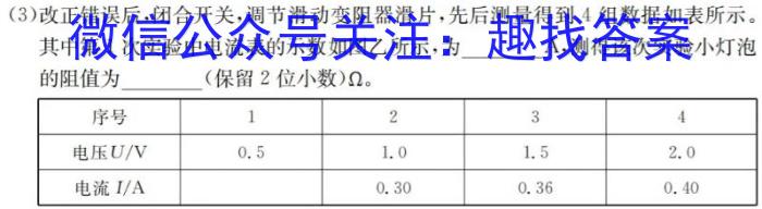 2023-2024神州智达高三省级联测考试·摸底卷(一)物理.