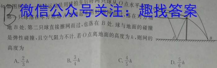 江淮十校2024届高三第一次联考（8月）历史试卷及参考答案物理.