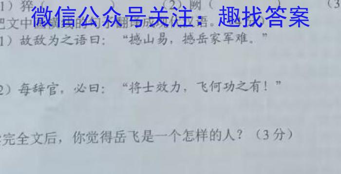 皖智·全程达标卷·安徽第一卷·2023-2024学年九年级单元检测卷/语文