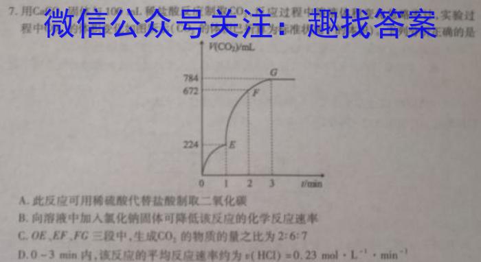 j河北省2023-2024学年高三省级联测考试（8月）化学