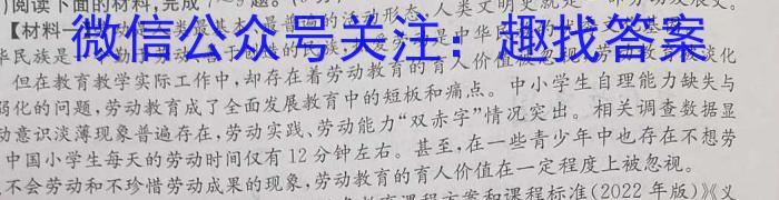 2023-2024学年安徽省七年级上学期阶段性练习（一）/语文