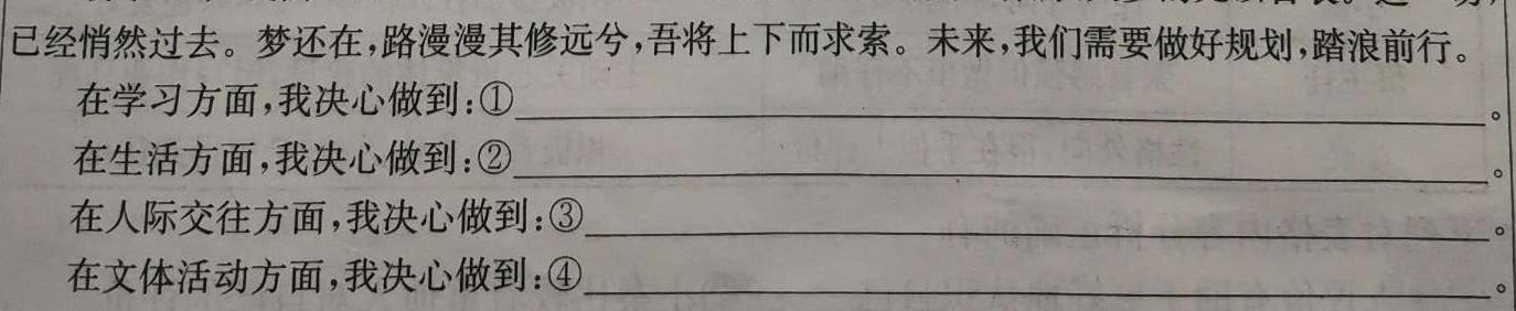 河南省2024年中考导航冲刺押题卷(八)8思想政治部分