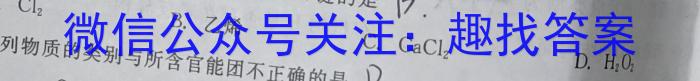 1山西省晋中市现代双语学校2024届初三年级暑假作业验收化学