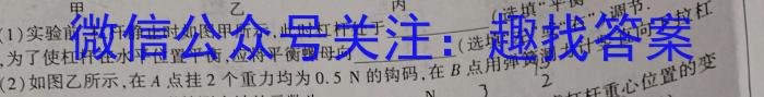 衡水金卷先享题·月考卷 2023-2024学年度上学期高三年级一调（新教材）q物理