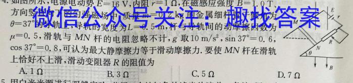 山西省晋中市现代双语学校2024届初三年级暑假作业验收z物理