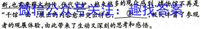 ［衡水大联考］衡水金卷2024届新高三摸底联考（先享卷）语文