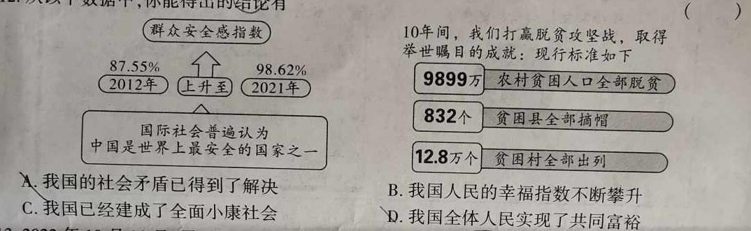 河南省洛阳市2023-2024学年度第一学期八年级期末考试思想政治部分
