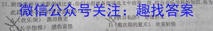 巴蜀中学2024届高考适应性月考卷（二）/语文