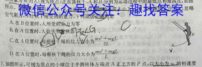 湖北省云学新高考联盟学校2023-2024学年高二上学期8月开学联考.物理