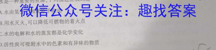 3河南省驻马店市上蔡县2023-2024学年度上期八年级开学摸底考试试卷化学