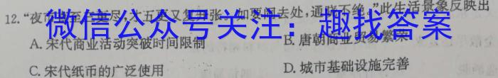 山西省运城市2023-2024学年高三上学期摸底调研测试历史