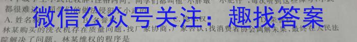 2024届南宁二中、柳铁一中新高考高三摸底调研测试（9月）政治~