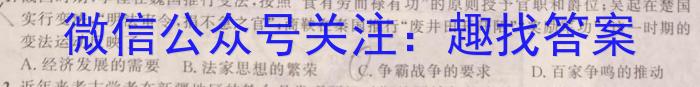 2024届福建泉州高三质检8月开学考试历史