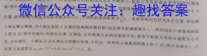 四川省成都市第七中学2023-2024学年高三上学期入学考试l物理