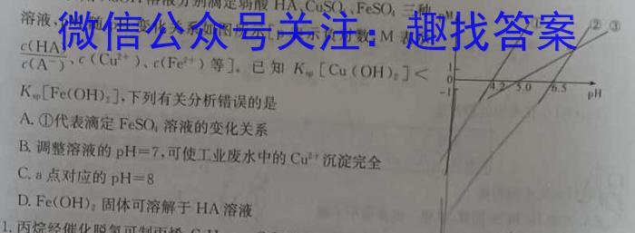 q广西省2023年秋季学期高一入学检测卷化学