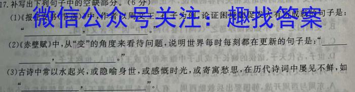 2024届Z20名校联盟（浙江省名校新高考研究联盟）高三第一次联考语文