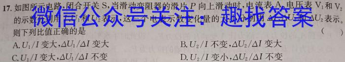 江淮十校2024届高三第一次联考（8月）政治试卷及参考答案物理`