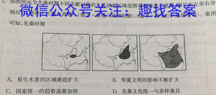 2024届安徽省六校教育研究会高三上学期入学素质测试历史