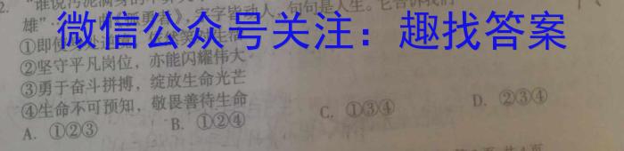 2023-2024年山东省青岛市九年级月考质检政治~